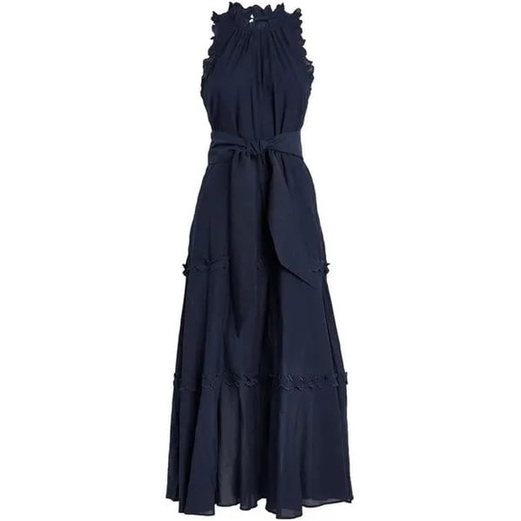 me and em Dresses & Skirts - Women’s Navy Maxi Dress with Tie Waist